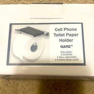 Brand New in Box! Cell Phone Toilet Paper Holder